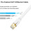 Καλώδιο Ethernet CAT86FT, υψηλής ταχύτητας40Gbps2000MHz SFTP Internet Network Wire LAN Wire με επιχρυσωμένο RJ45 1