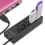 Hub splitter USB 2x4 porte USB 2.0 con LED e 4 interruttori ON/OFF per tablet, laptop, computer e notebook. 4