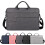 Bolsa impermeável para laptop de 15,6 polegadas, capa para notebook, bolsa de ombro para computador - Cinza escuro 1