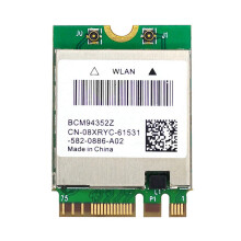 Carte Wi-Fi double bande sans fil BCM94352Z NGFF M.2 1200 Mbps Bluetooth 4.0 NGFF 802.11ac Adaptateur WLAN DW1560