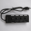 Hub splitter USB 2x4 porte USB 2.0 con LED e 4 interruttori ON/OFF per tablet, laptop, computer e notebook. 5