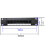 8 Port Straight-Through CAT6 Patch Panel RJ45 Network Cable Adapter Jack Ethernet Distribution Frame 4