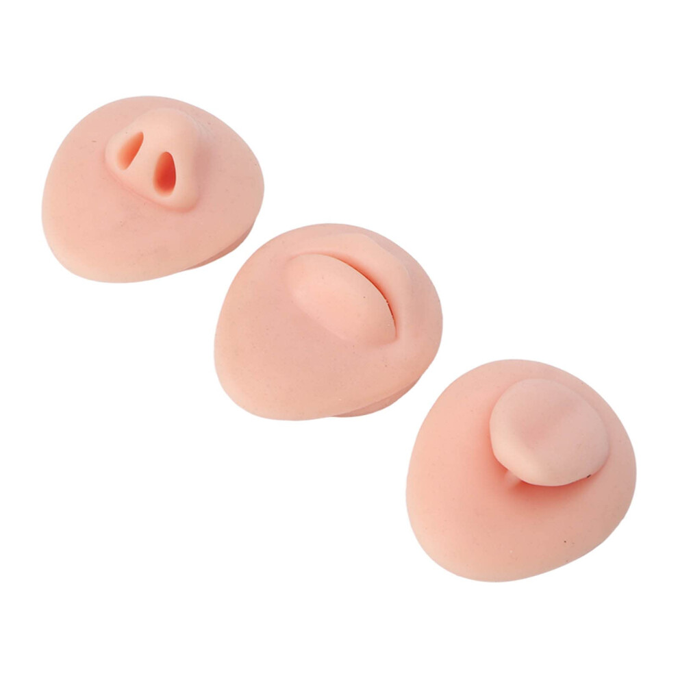 Light Piercing Practice Model With Realistic 3D Simulation, Silicone Lip Tongue Nose Training Set, Skin
