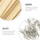 Kit DIY ZONHEBIN para Brincos de Madeira Inacabada com Ganchos 6