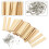 Kit DIY ZONHEBIN para Brincos de Madeira Inacabada com Ganchos 3