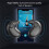 Fones de ouvido sem fio Gnobogi Mini, Bluetooth 5.3 com microfone e estojo de carregamento com tela, leves e compatíveis com TV, celular, PC e 7