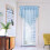 Cortinas Begine Clearance Azul Celeste, Bandôs Triangulares, Cortinas para Cozinha (5124 polegadas) A, Cortinas, 1 peça 6