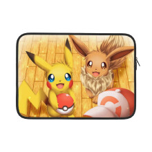P-Ikachu 13-inch laptophoes, waterdicht, slanke waterdichte hoes, slanke laptoptas, zwart