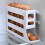 4-lagiger Eierrollender Eierbehälter für 30 Eier, geeignet für den Kühlschrank (Weiß) 4