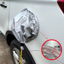 Magnetický vodotesný kryt pre nabíjaciu zásuvku elektromobilu strieborný