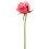 Botão de rosa rosa com haste flexível de 2,5 x 7,5 polegadas 1