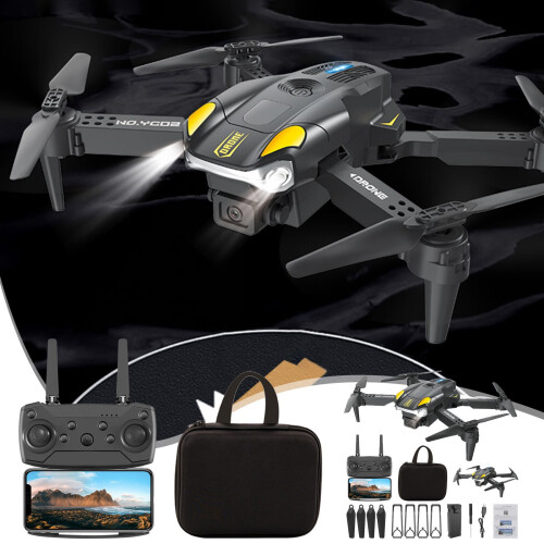Drone με κάμερα FPV HD 1080P, διατήρηση ύψους, λειτουργία χωρίς κεφαλή, ρύθμιση ταχύτητας, 2