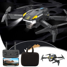 Drone com câmera FPV HD 1080P, função de manter altitude, modo sem cabeça, ajuste de velocidade, brinquedo com controle remoto, ideal para