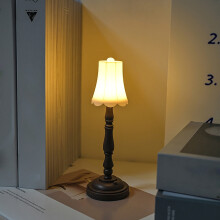 Giyblacko Knižné svetláAkumulátorové stolové lampy Retro nočné svetlo s LED žiarovkouNapájaná z batérie LED stolová lampa do
