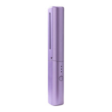 Peigne à cheveux lisse Quinlirra Lazy Person sans fil, petit, rechargeable par USB, portable, enroulable, double usage Version améliorée