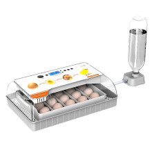 Egg Incubator with Automatic Turner and LED Candler for Chicken Duck Goose Quail