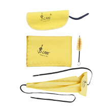 Alto Tenor Soprano Care , Cleaning Cloth Swabs Mouthpiece Brush for ophonist Students Music Lovers