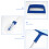 1 Set Swimming Pool Net Leaf Blower Fine Mesh Pool Skimmer Cleaning Tool 3