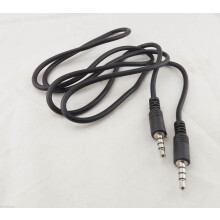 POUR 10 câbles audio auxiliaires d'extension de 1 m (3 pi 1 m) avec connecteur mâle 3,5 mm et 1 connecteur 4 pôles vers mâle 3,5 mm à 3 anneaux
