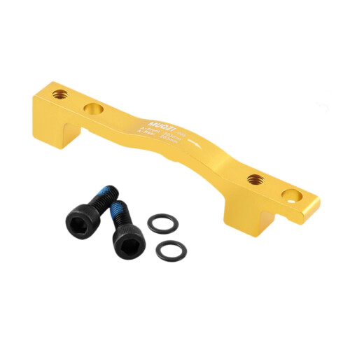Mornei Disc Brake Adapter Front Forklift Frame Disc Brake Bracket Converter Gold 1