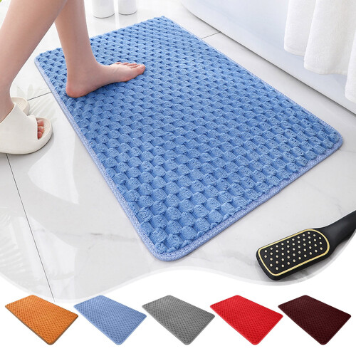 Χαλιά μπάνιου Jacenvly Golden Turtle Velvet Carpet Μαλακό και άνετο, αναπνεύσιμο, γρήγορης