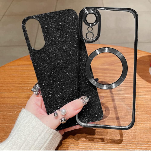 Συμβατή με μαγνητική θήκη με γκλίτερ για iPhone XR6.1", [Συμβατή με Magsafe] Χαριτωμένη 2