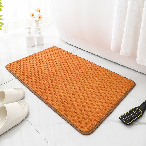 Χαλιά μπάνιου Jacenvly Golden Turtle Velvet Carpet Μαλακό και άνετο, αναπνεύσιμο, γρήγορης 1