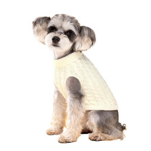 NANAHuang Suéter para perros pequeños Ropa para cachorros Cuello alto cálido de invierno Schnauzer Chihuahua Pug Disfraz Ropa De Perro