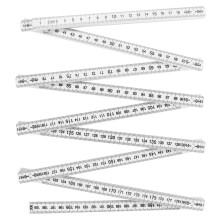 1pc Folding Ruler with Clear Reading Foldable Ruler Professional Measuring Tool
