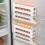 4-Tier Fridge Egg Holder - Auto Rolling Organizer, Space-Saving Egg Dispenser, Large Capacity compatible with Refrigerator 3