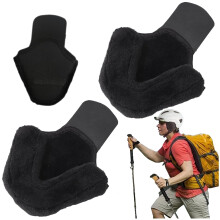 1 Pair Bicycle Helmet Ear Warmers Black Earmuffs for Cycling and EBikes Wind Noise Protection