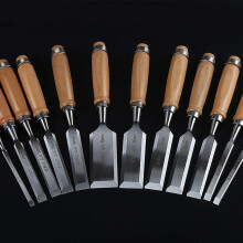 12 Piece Wood Chisel Set Chrome Vanadium Steel for Carpentry and Furniture Carving