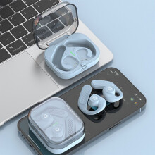 Sonderangebot! Smart Appliances Clip-On Bluetooth-Kopfhörer, kompatibel mit xxx, BT 5.3, HiFi, lange Akkulaufzeit, HD-Anrufqualität,