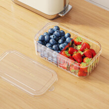 Boîte de conservation rectangulaire pour réfrigérateur/micro-ondes, boîte à lunch en plastique, boîte à fruits, boîte hermétique