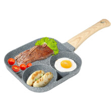 Nonstick Pan Steak Fried Egg Sausage Frying Pan Mini Pancake Pan Cast iron skillet Omelette Pan Frying Pot (Frying pan)