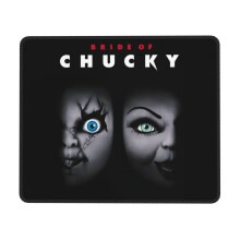 Bride Of Chucky musematte med sydd kant, sklisikker gummibase, vaskbar lycra-klut, kompatibel med datamaskiner og bærbare datamaskiner