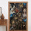 Κουρτίνα πόρτας Alice Madness Returns, 34" Π x 56" Μ, Κουρτίνα απορρήτου με μοτίβο και σχέδιο, 1