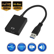 Cuibheoir Cábla Físe HD1080P le hAschur Fuaime Kiplyki Mórdhíola USB3.0 go HDMI