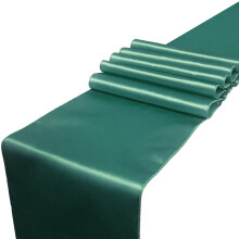 Caminho de mesa Begine, toalha de mesa de cetim com borda reforçada para decoração de casamento, faixa decorativa para mesa, bandeirinhas.
