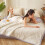 Kdkad Home Quilt Queen Size, Μονόχρωμο Ελαφρύ Κουβέρτα από Μικροΐνες, Εξαιρετικά Μαλακό 7
