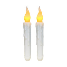Winysin-betriebene, flammenlose LED-Kerzen (2 Stück) mit Batteriebetrieb, ideal für Küche, Esszimmer und Bar