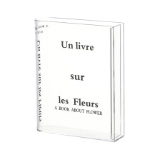 Vaso decorativo para livros e flores, vaso de acrílico exclusivo para amantes de livros, decoração artística para casa, escritório e ambientes.