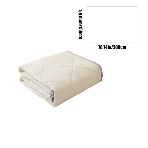 Kdkad Home Quilt Queen Size, Μονόχρωμο Ελαφρύ Κουβέρτα από Μικροΐνες, Εξαιρετικά Μαλακό 2