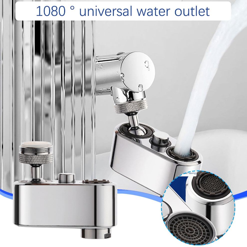 Yifudd Basin Universal Faucet 1080 Degrees Lift Water Rotation Extension Robot Arm 9164030185210