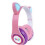 Singing Machine SMK302PP Kinder-Bluetooth-Kopfhörer Pink [Neu] Bluetooth 4