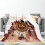 Κουβέρτες Whitesnake Throw, μαλακές κουβέρτες micro fleece, κουβέρτες φανέλας με print, ελαφριές, 2