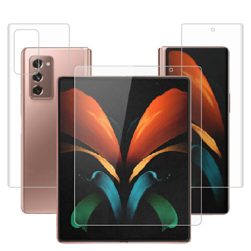 2-PACK4-σε-1συμβατό με το Samsung Galaxy Z Fold2Προστατευτικό οθόνης υδρογέλης 1