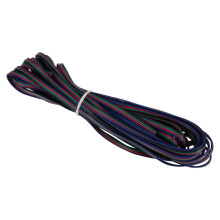 22AWG RGB10m LED fleksibel stripe forlængerkabel4-benet ledning til RGB LED stripe