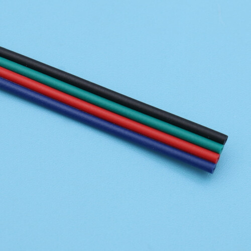 Καλώδιο επέκτασης εύκαμπτης λωρίδας LED 22AWG RGB10m, καλώδιο γραμμής 4 ακίδων για 2