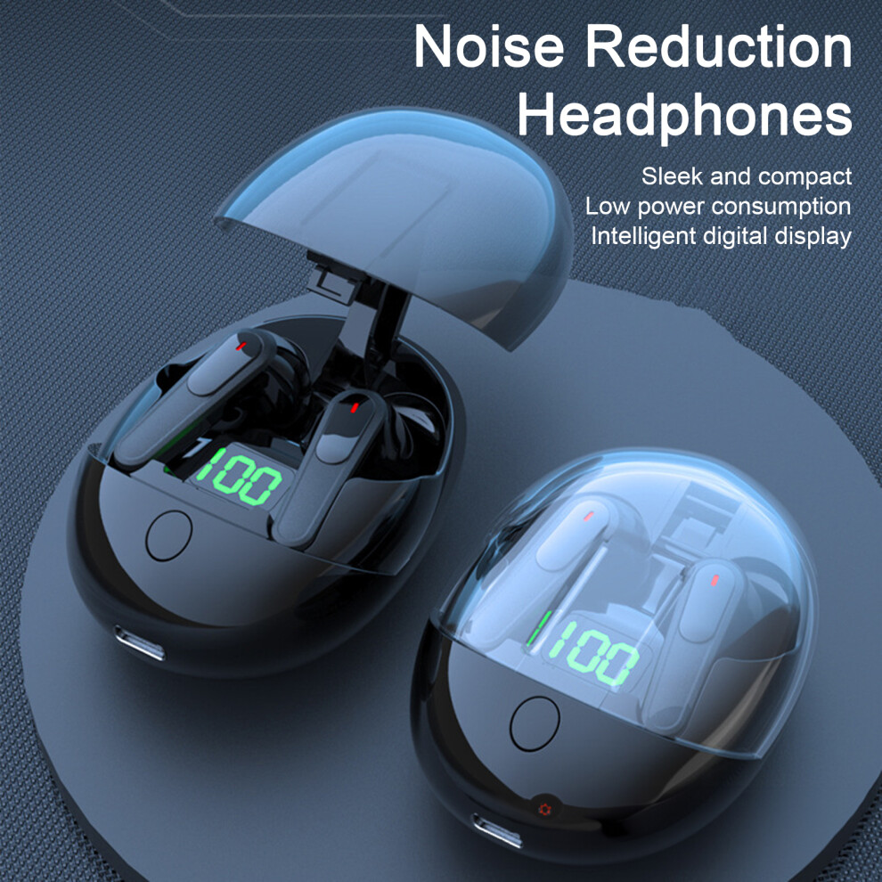 Susuchens Bluetooth-Compatible Earphones, In-Ear Wireless Earbuds With Digital Display, Deep Bass, Noise Reduction, Hifi Sound For Sport, Running, 9395123816623